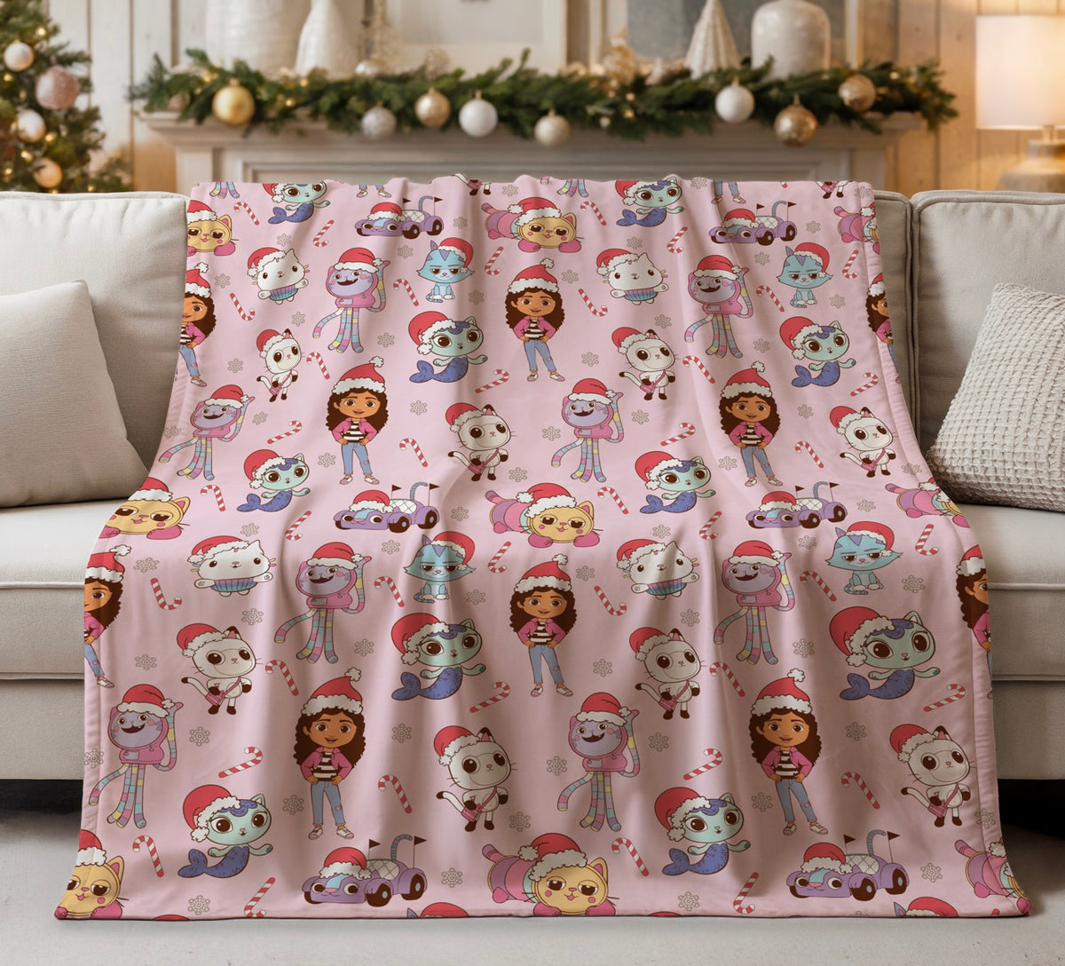 Festive Dollhouse Blanket