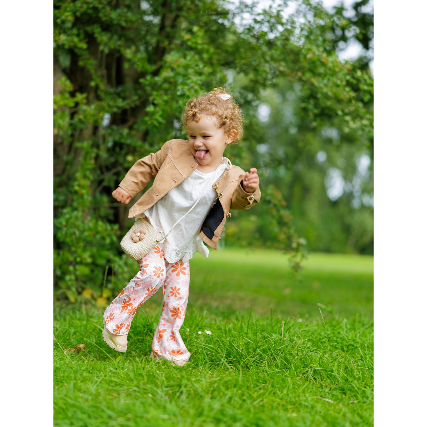 Floral Spice Flared Leggings