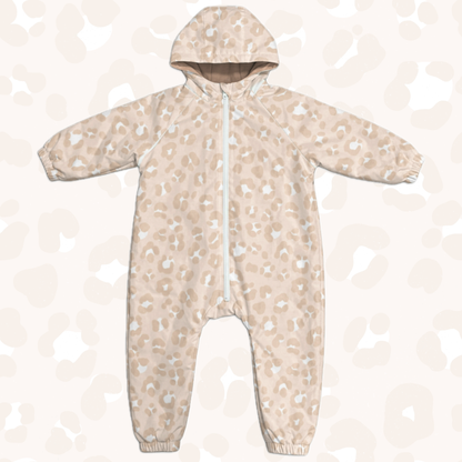 Leopard Print Puddlesuit