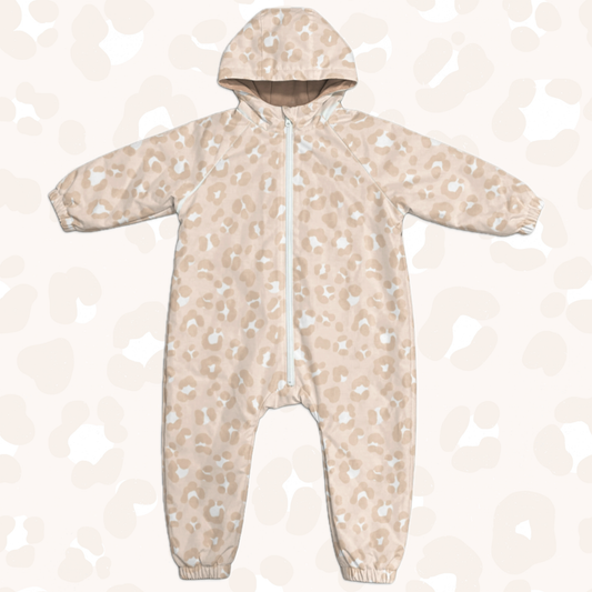 Leopard Print Puddlesuit