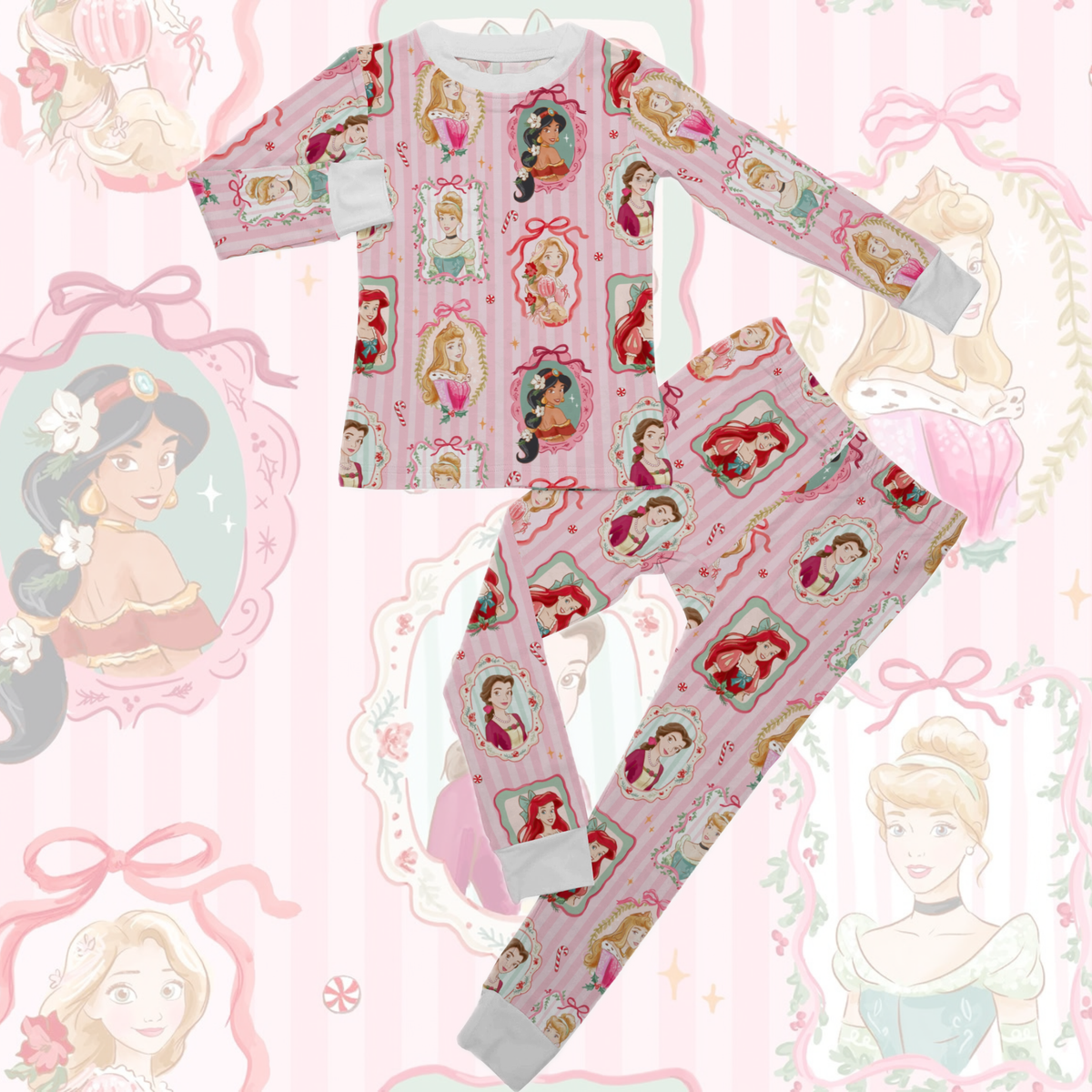 Festive Princess Portrait Pyjamas