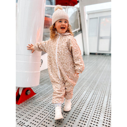 Leopard Print Puddlesuit