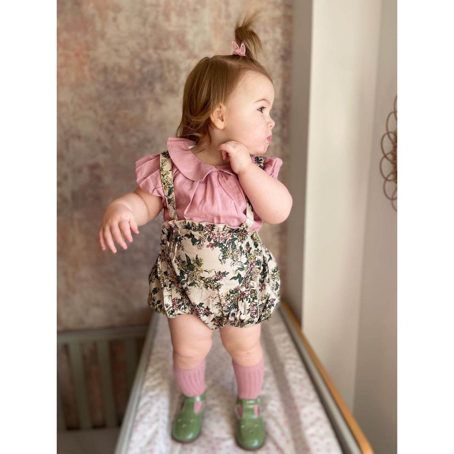 Darcey Vintage Floral Romper