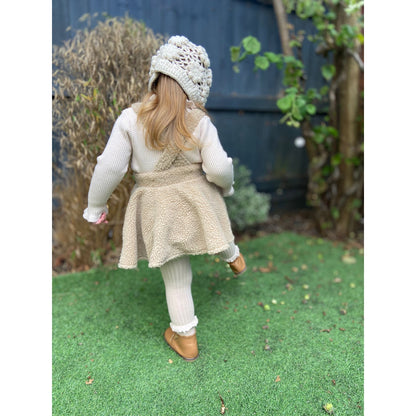 Teddy Bow Braced Skirt