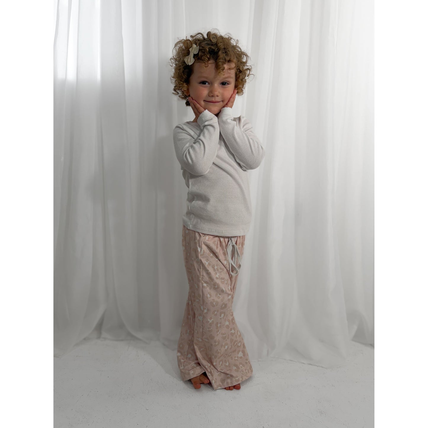 Leopard Wide Leg Pants