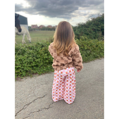 Teddy Checked Jacket