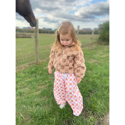 Teddy Checked Jacket