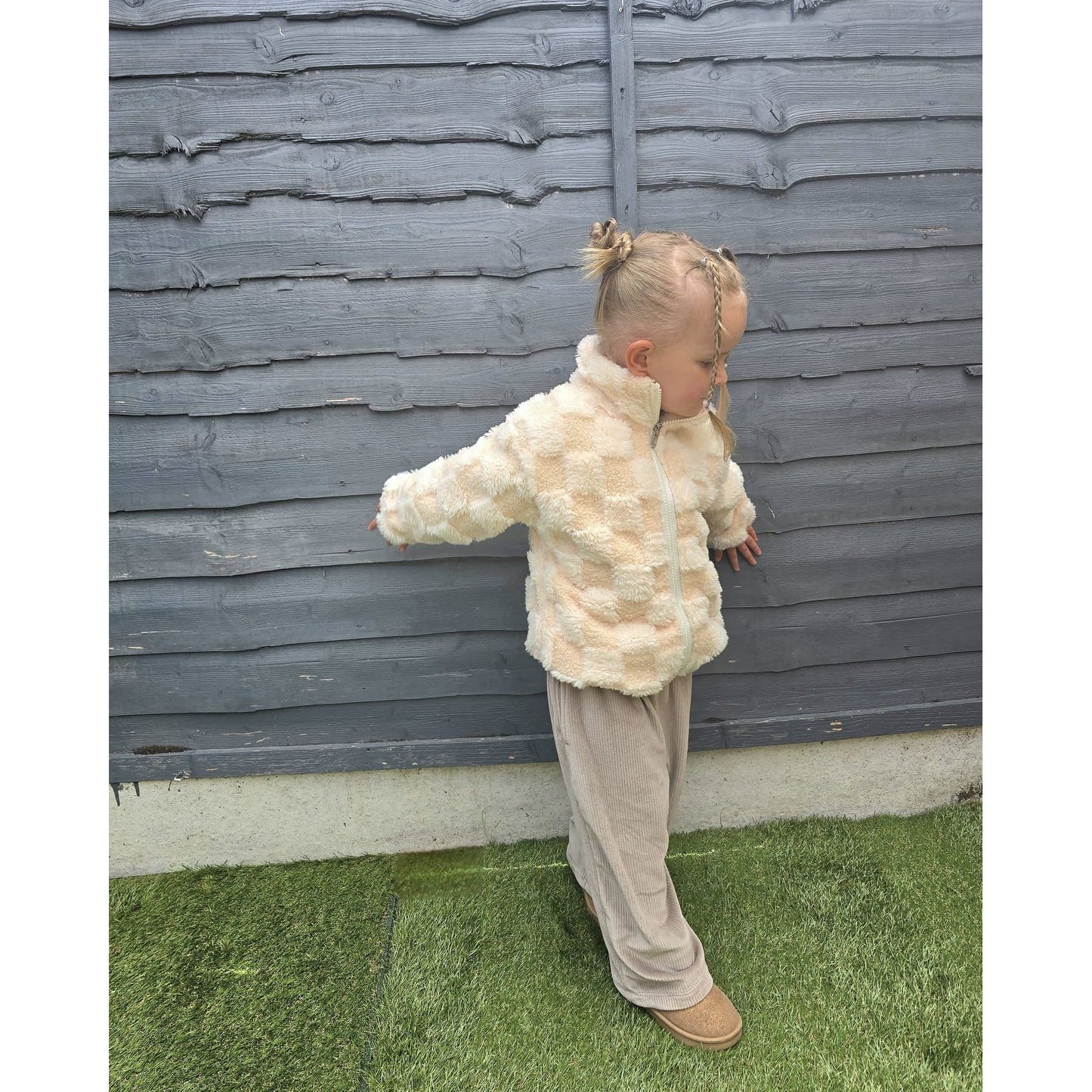 Teddy Checked Jacket