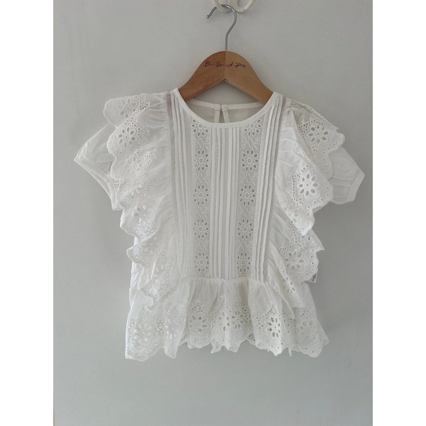 Broderie Anglaise Short Sleeve Tee