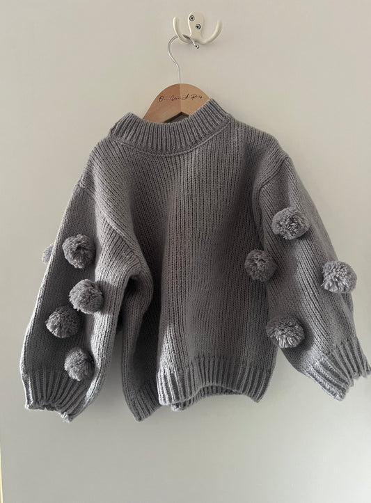 Grey Polly Jumper (PRE ORDER)