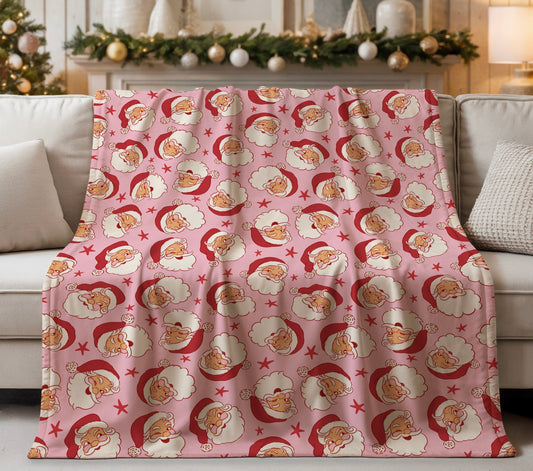 Pink Santa Blanket