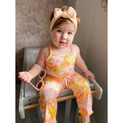 Flower Power 2 Piece Set - Orange