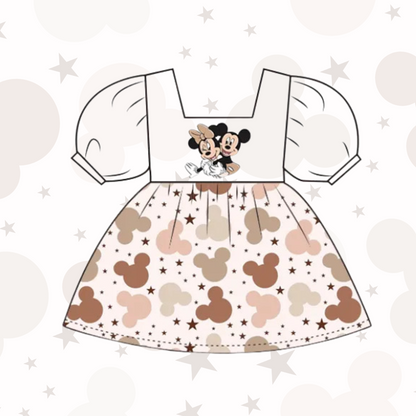 Neutral Magical Mouse Dress