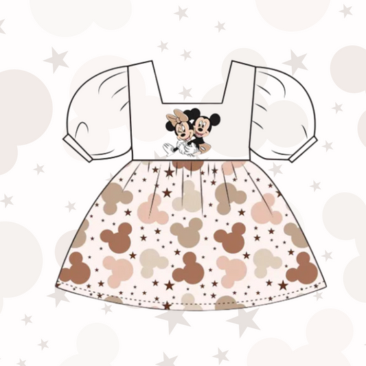 Neutral Magical Mouse Dress